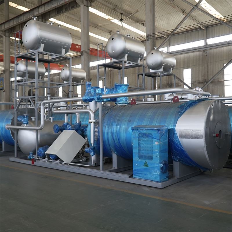 Gazowy piec olejowy przewodzący ciepło