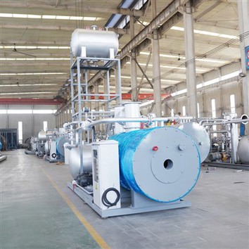 Poziomy kocioł gazowy na olej termiczny